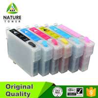 Refillable ink cartridge for Epson T0821N-T0826N