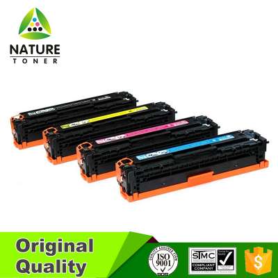 Color toner cartridge CE320A, CE321A, CE322A, CE323A for HP CM1415fnw, 1525